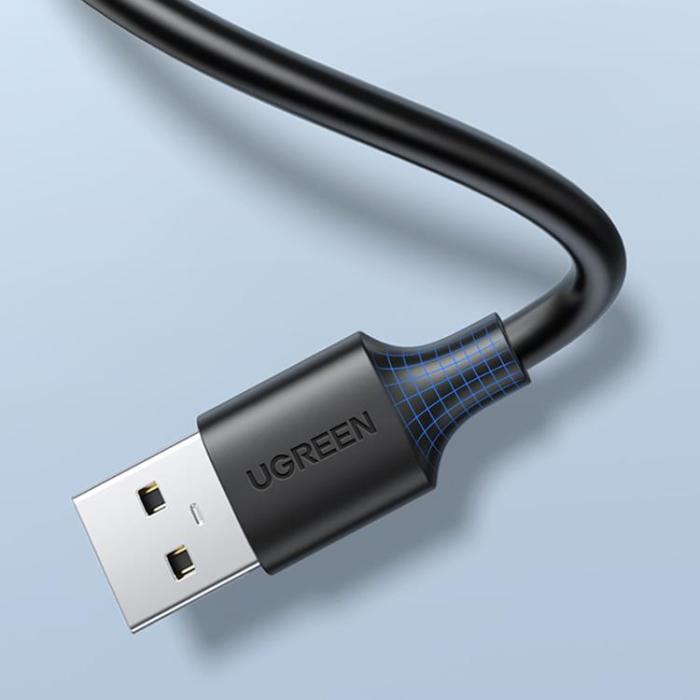 Ugreen - Ugreen Förlängning USB 2.0 Kabel 5m - Svart