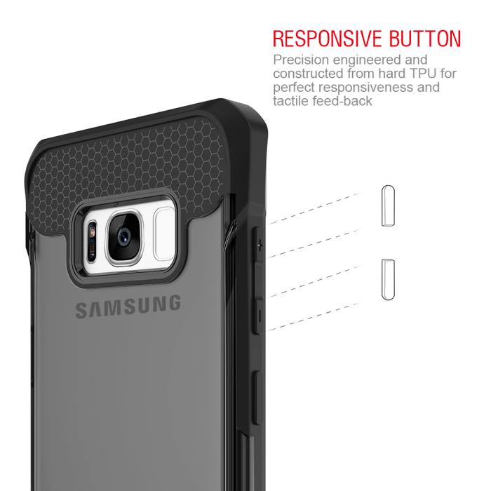 ItSkins - Itskins Spina Skal till Samsung Galaxy S8 - Svart