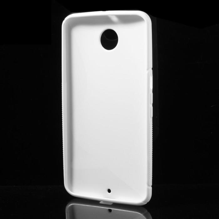 UTGATT5 - Flexicase Skal till Google Nexus 6 - Vit