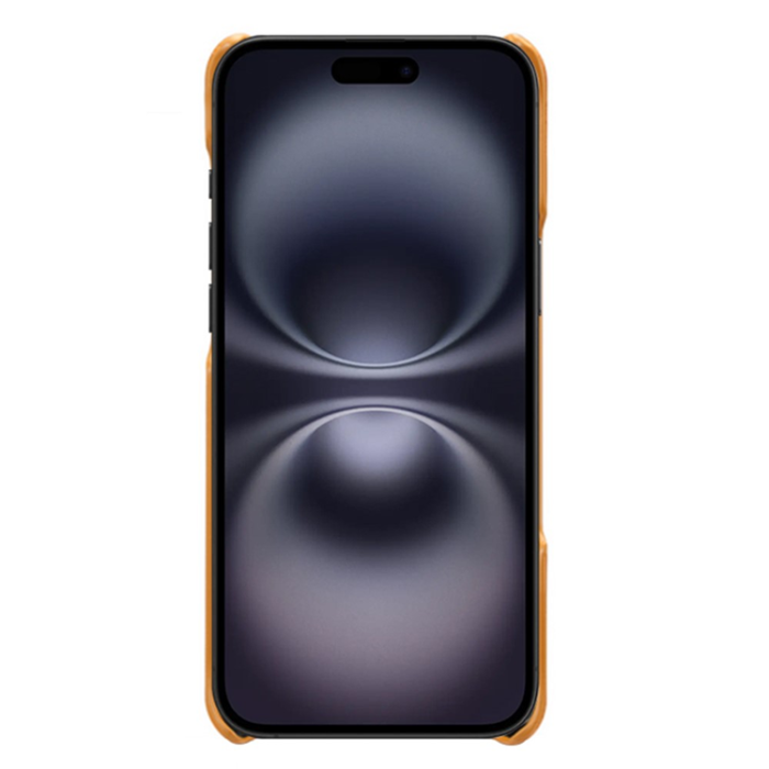 A-One Brand - iPhone 17 Mobilskal Korthållare Dual - Orange
