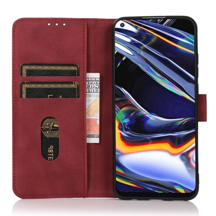 KHAZNEH - KHAZNEH Xiaomi 13 5G Plånboksfodral Mjukt - Röd