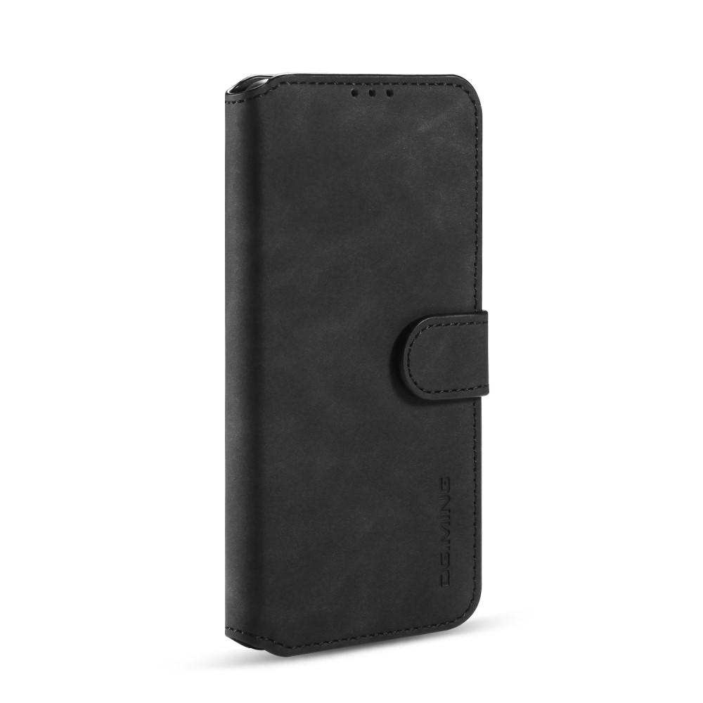 DG.MING Retro Läder Plånboksfodral Huawei P40 - Svart | 2353 | AlltMobil