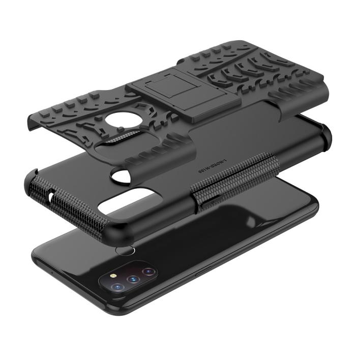 A-One Brand - Rugged Armor Skal till Oneplus Nord N100 - Svart