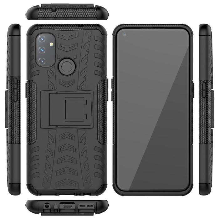 A-One Brand - Rugged Armor Skal till Oneplus Nord N100 - Svart