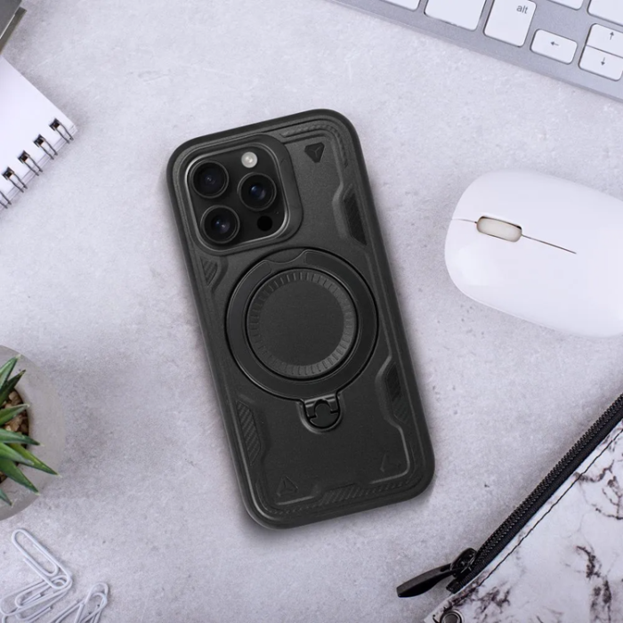 OEM - iPhone 12/12 Pro Mobilskal Frost Armor - Svart