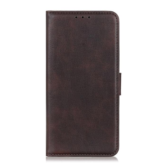 OEM - Litchi Läder Plånboksfodral Galaxy S20 FE - Brun