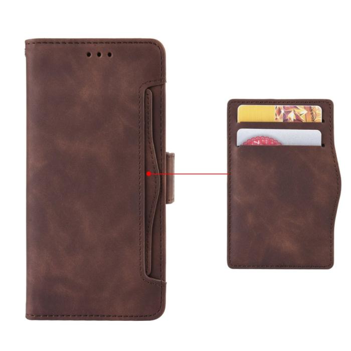 OEM - Protector Läder Plånboksfodral Galaxy S20 FE - Brun
