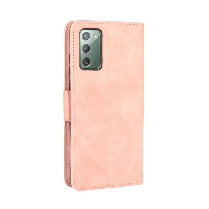 UTGATT1 - Protector Läder Plånboksfodral Galaxy S20 FE - Rosa