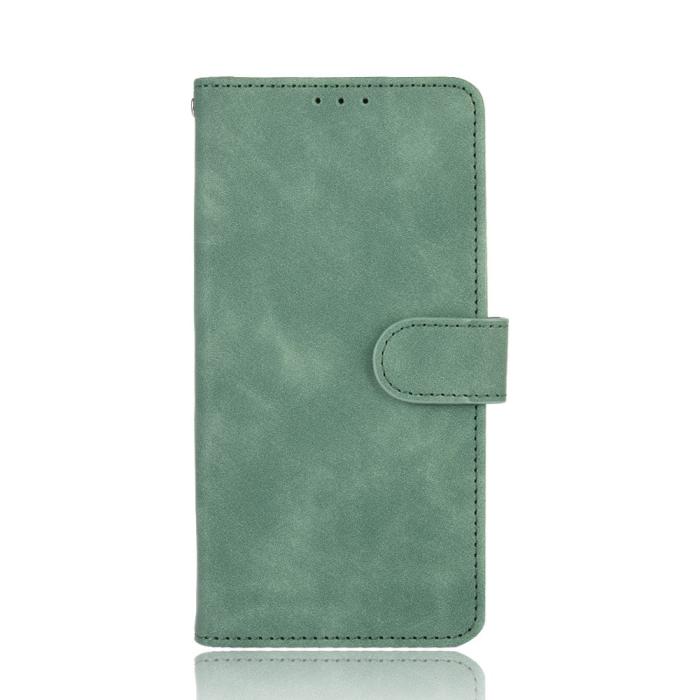 OEM - Skin-touch Plånboksfodral Galaxy S20 FE - Grön