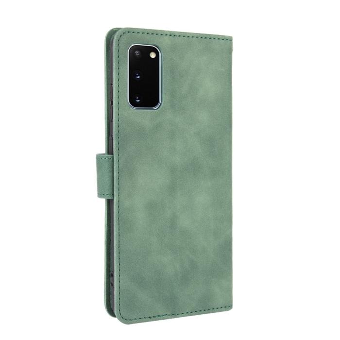 OEM - Skin-touch Plånboksfodral Galaxy S20 FE - Grön