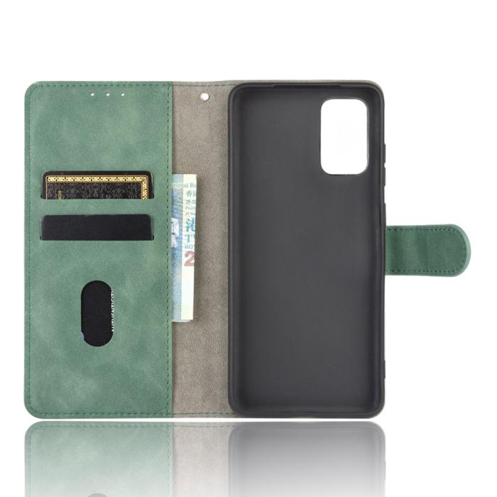 OEM - Skin-touch Plånboksfodral Galaxy S20 FE - Grön