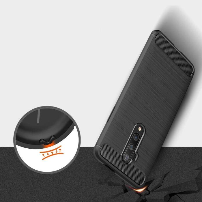 UTGATT5 - Carbon series skal OnePlus 7T Pro Svart