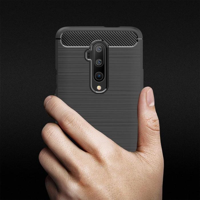 UTGATT5 - Carbon series skal OnePlus 7T Pro Svart