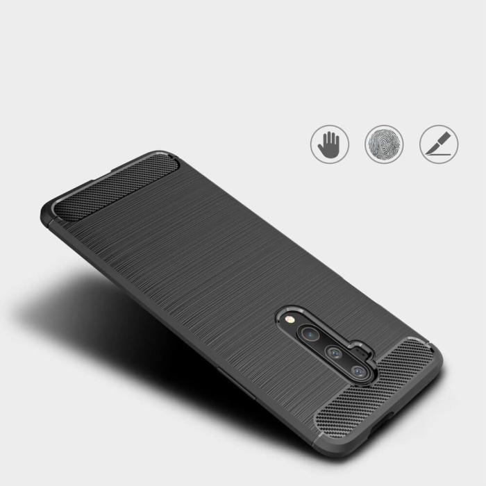 UTGATT5 - Carbon series skal OnePlus 7T Pro Svart