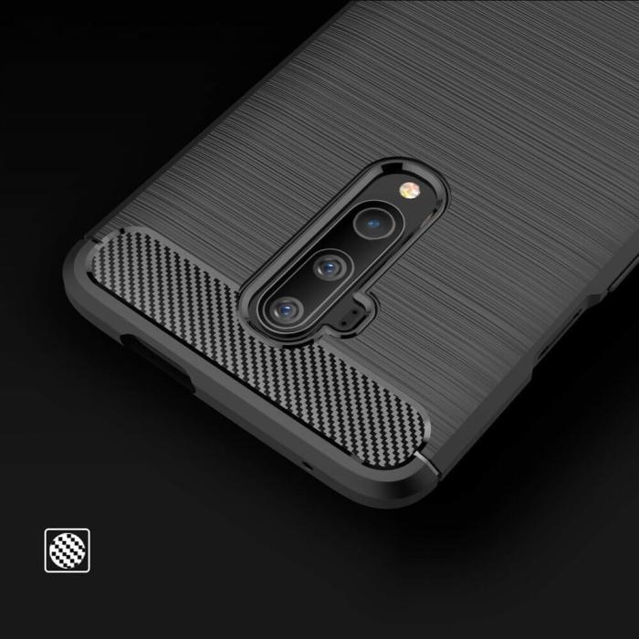 UTGATT5 - Carbon series skal OnePlus 7T Pro Svart