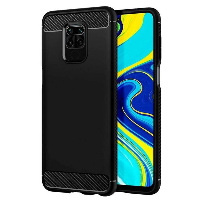 UTGATT4 - Carbon series skal Redmi 10X 4G/Redmi Note 9 Svart
