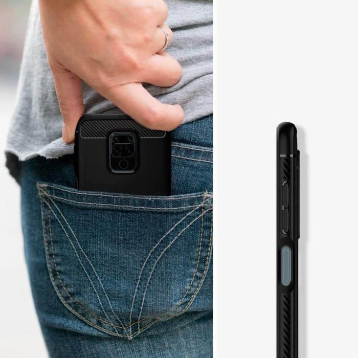 UTGATT4 - Carbon series skal Redmi 10X 4G/Redmi Note 9 Svart