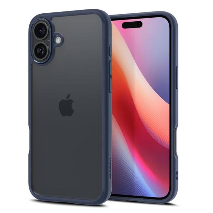 UTGATT - Spigen iPhone 16 Mobilskal Ultra Hybrid - Marinblå