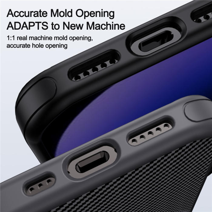 iPaky - IPAKY iPhone 16 Pro Max Mobilskal Carbon Fiber - Svart