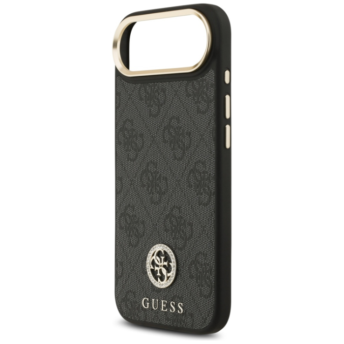 Guess - Guess iPhone 17 Air Mobilskal Magsafe Strass Logo - Svart