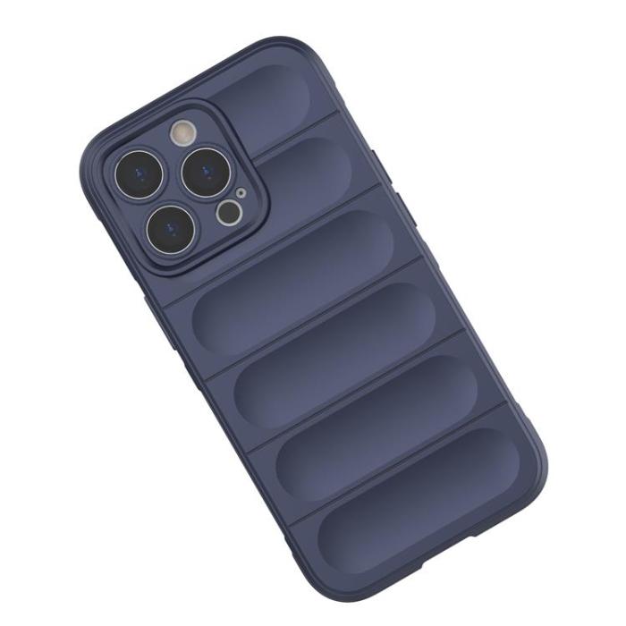 OEM - iPhone 13 Pro Skal Magic Shield Flexible Armored - Mörkblå