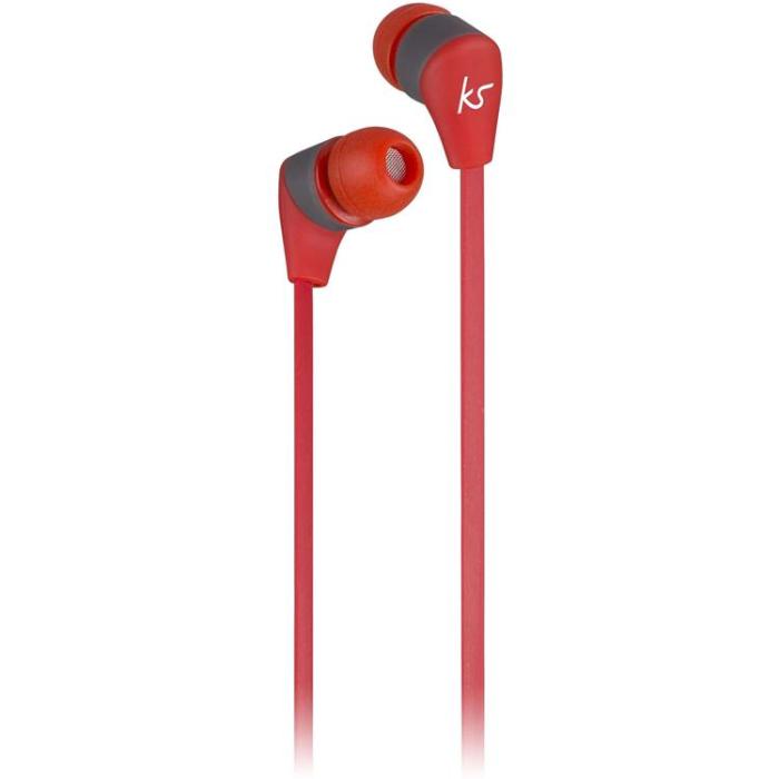 Kitsound - KITSOUND Hörlurar Bounce In-Ear Trådlös Mic - Röd