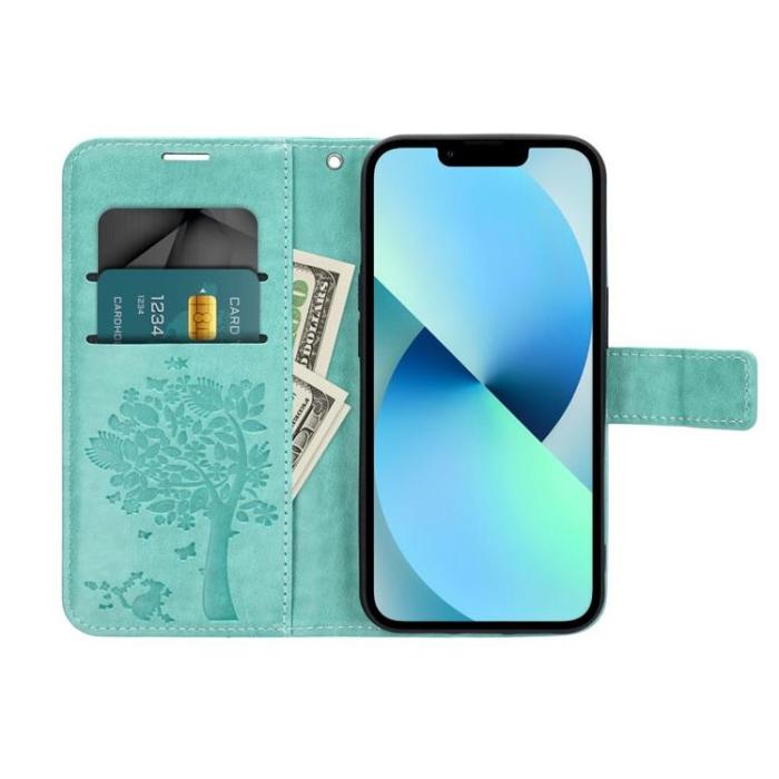 OEM - Galaxy A25 5G Plånboksfodral Mezzo Tree - Grön