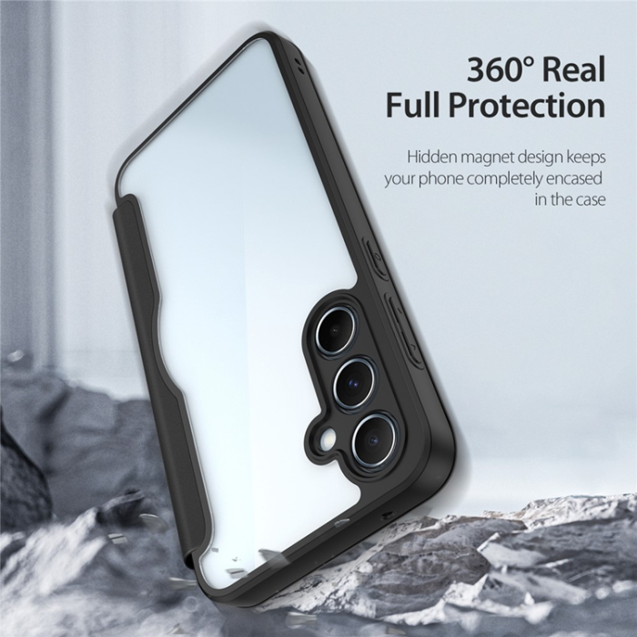 Dux Ducis - Dux Ducis Galaxy A35 5G Plånboksfodral Skin X Pro - Svart