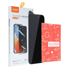 Veason - Veason iPhone 16 Härdat Glas Skärmskydd Privacy 6D Pro