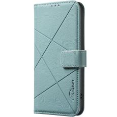 BINFEN COLOR - BINFEN Samsung Galaxy A37 Pl&aring;nboksfodral Konstl&auml;der RFID Skydd - Gr&ouml;n