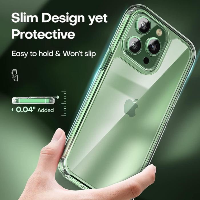 Boom of Sweden - [6in1] BOOM iPhone 14 Pro Skal - Kameralinsskydd - Härdat Glas - MagSafe Ring
