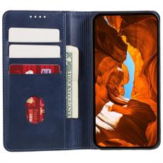 OEM - Samsung Galaxy A37 Fodral PU L&auml;der Magnetiskt - Bl&aring;