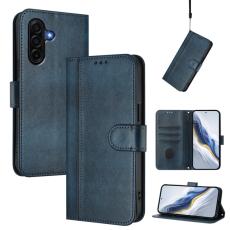 OEM - Samsung Galaxy A37 Pl&aring;nboksfodral Retro Textur Konstl&auml;der - Bl&aring;