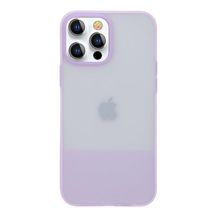 Kingxbar - Kingxbar Plain Series Skal iPhone 13 Pro - Lila