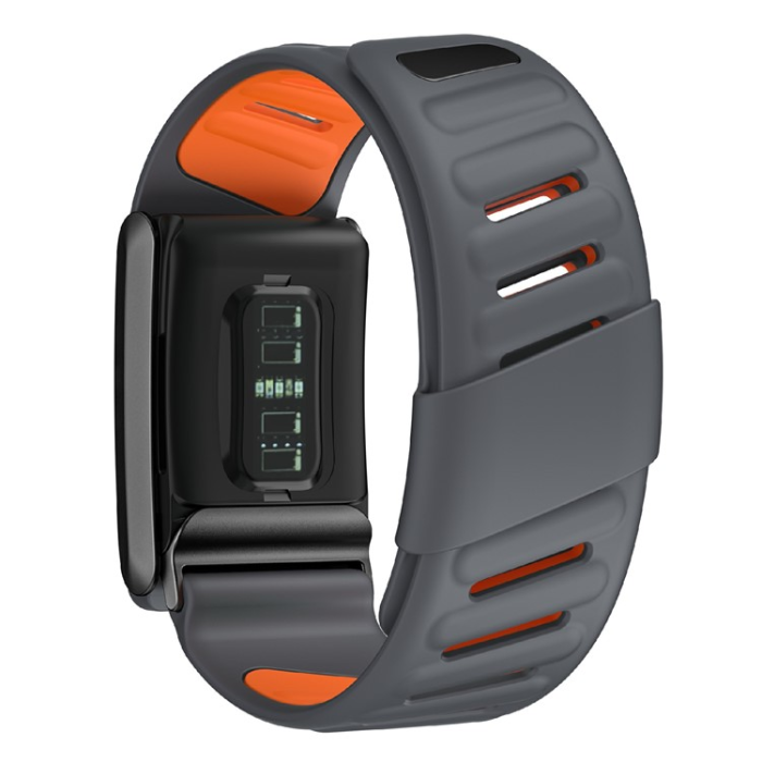 A-One Brand - Whoop 4.0 Armband Silikon Adjustable - Orange/Grå