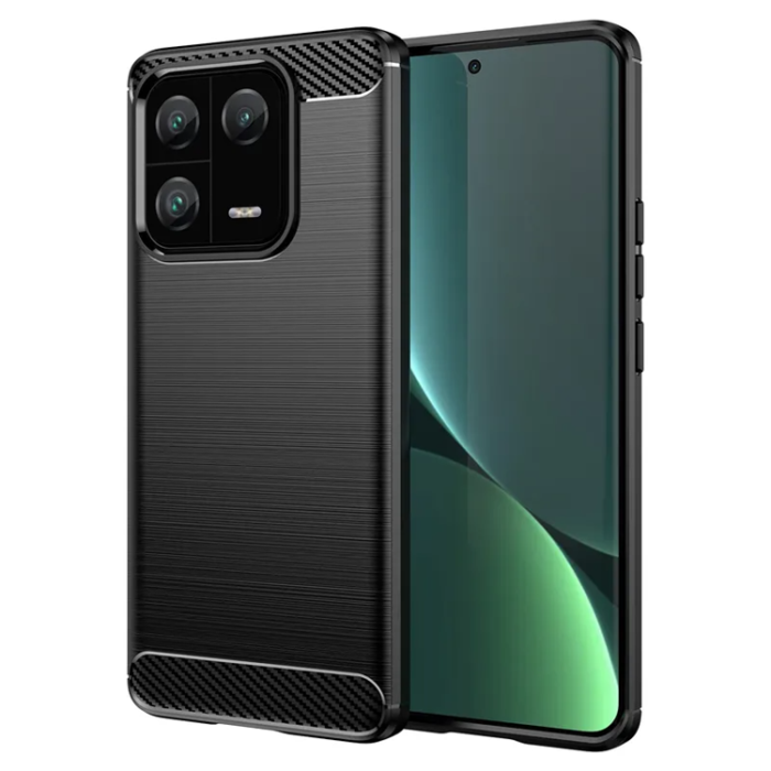 A-One Brand - Xiaomi 13 Pro Mobilskal Carbon Fiber - Svart