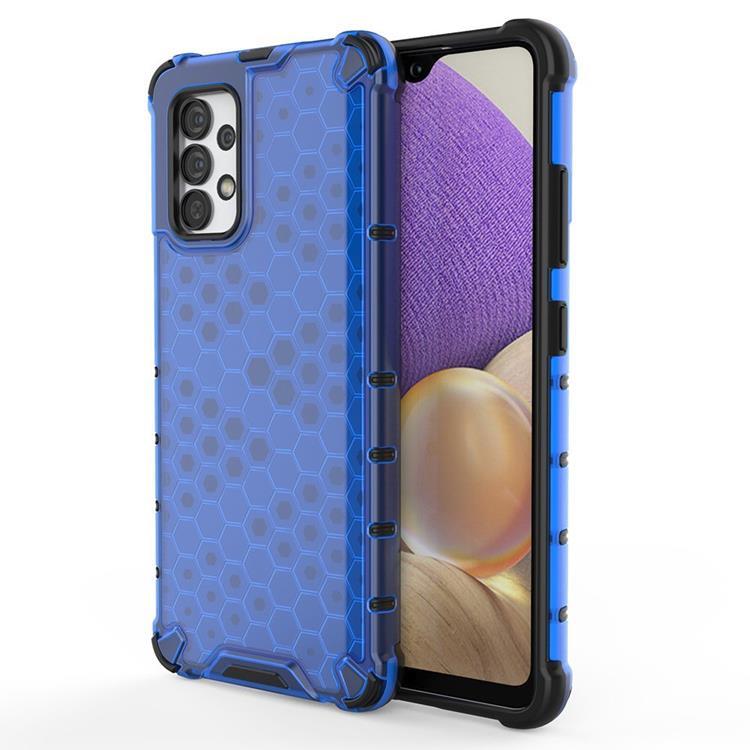Honeycomb Galaxy A03s Skal Armored Gel Frame - Blå | 2353 | AlltMobil