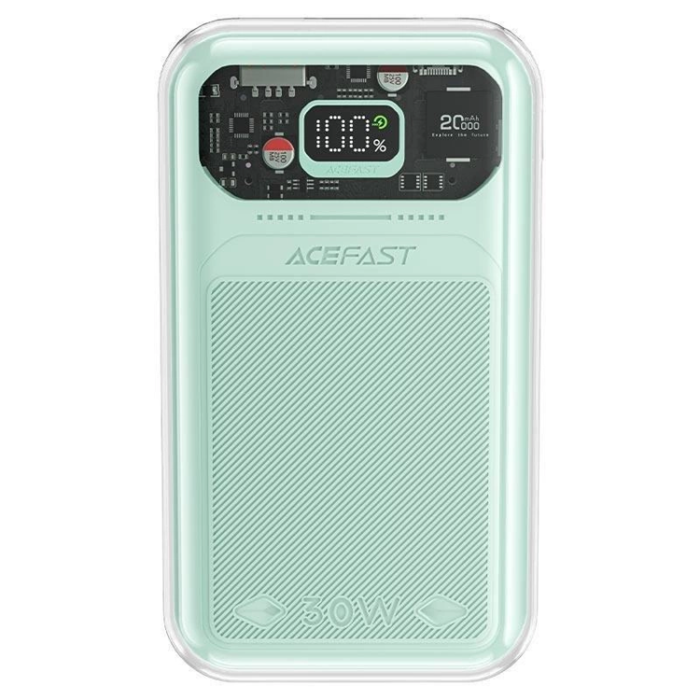 Acefast - Acefast Powerbank 20000mAh 30W Sparkling Series M2 - Grön