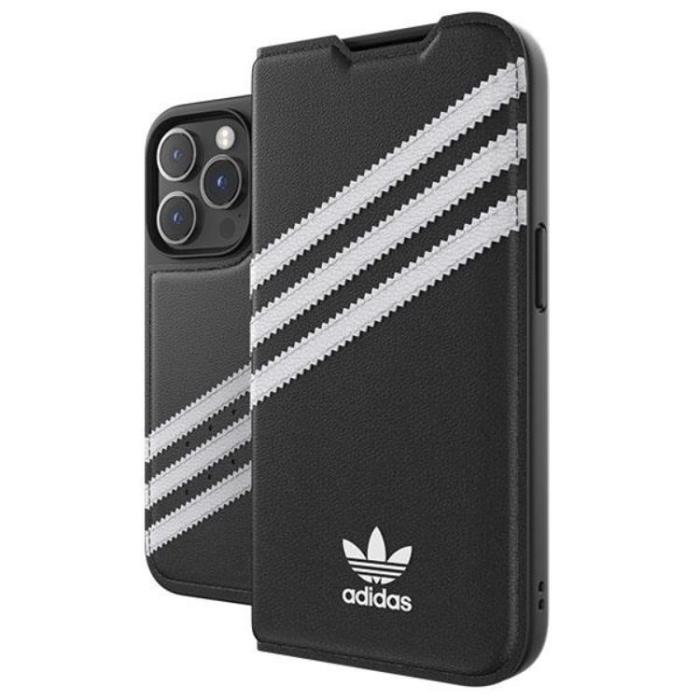 Adidas - Adidas iPhone 14 Pro Plånboksfodral OR PU - Svart/Vit
