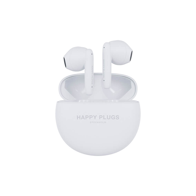 HAPPY PLUGS Hörlurar JOY Lite In-Ear True-Wireless - Vit | 505771 | AlltMobil