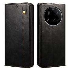 A-One Brand - Xiaomi 15 Ultra Plånboksfodral Horse Texture Waxy - Svart