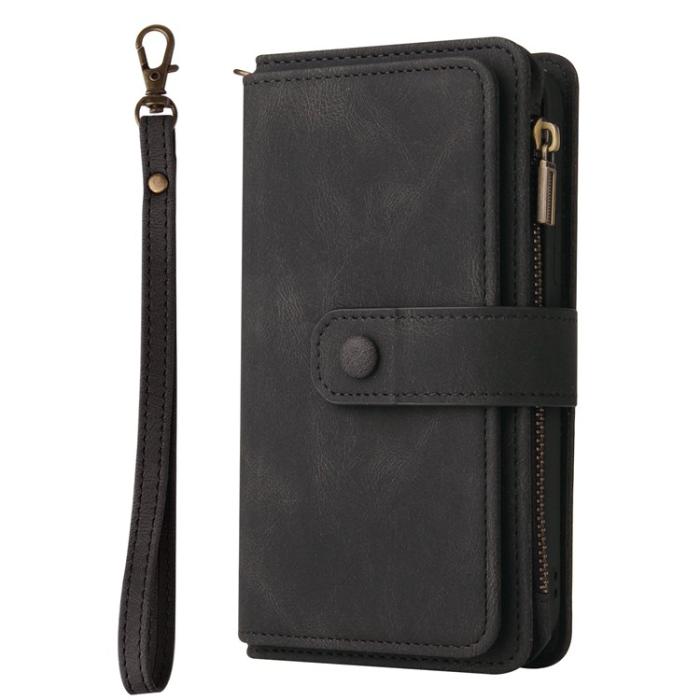 OEM - Google Pixel 7 Pro Plånboksfodral KT Zippered - Svart