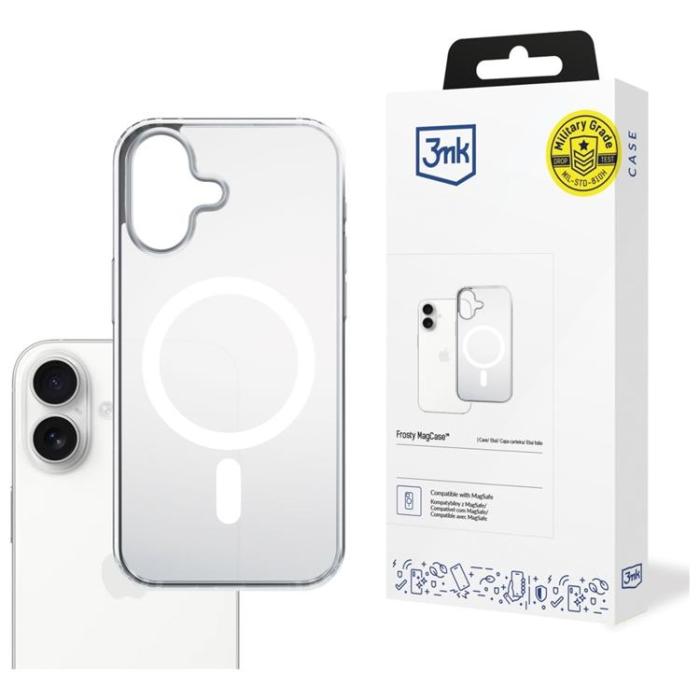 3MK - 3MK iPhone 17 Mobilskal MagSafe Frosty - Vit