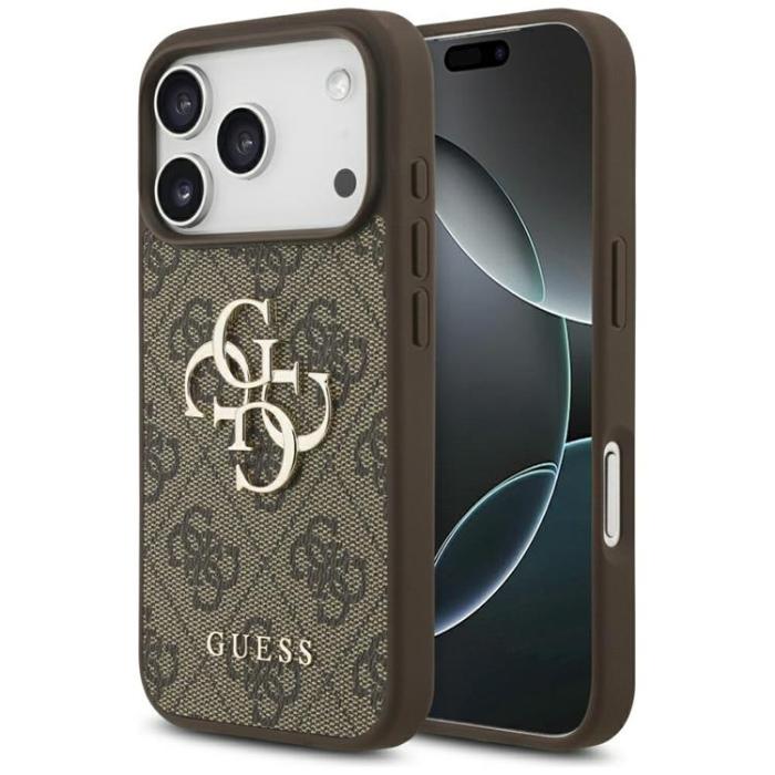 Guess - Guess iPhone 17 Pro Mobilskal 4G Big Logo - Brun