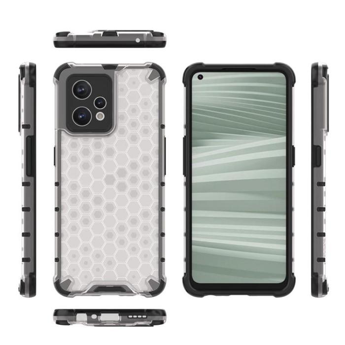 UTGATT1 - Realme 9 Pro Plus Skal Honeycomb Armored - Vit