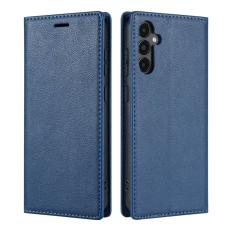 OEM - Samsung Galaxy S26 Pl&aring;nboksfodral Magnetst&auml;ngning Konstl&auml;der - Bl&aring;