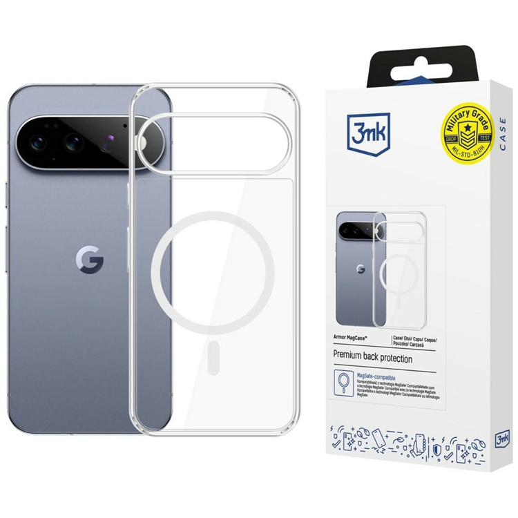 3mk Mobilskal Magsafe För Google Pixel 11 Pro XL Armor - Clear