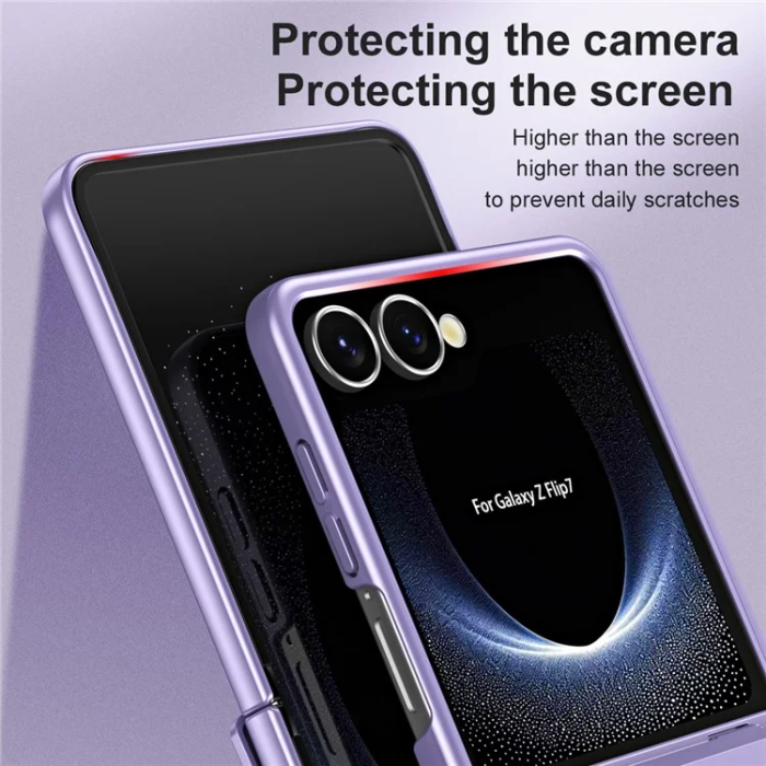 A-One Brand - Galaxy Z Flip 7 Mobilskal Electroplating - Lila