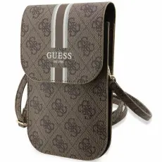 Guess - Guess Halsbandsfodral Stripes - Brun