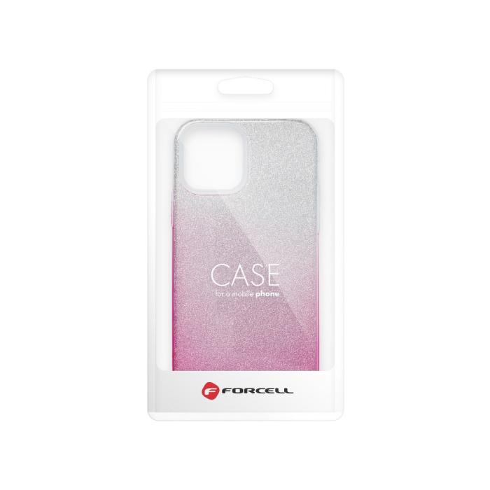 OEM - Forcell SHINING skal till iPhone 7/8 clear/Rosa